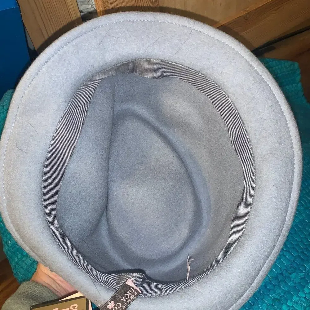 VINTAGE 90'S/Y2K  NWT DEADSTOCK JUICY COUTURE HAT BLUE/GREY